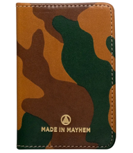Load image into Gallery viewer, MADE IN MAYHEM- LIMITED CAMO WALLET
