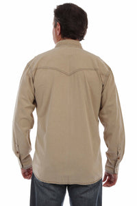 SCULLY- LONG SLEEVE CONTRAST STITCH