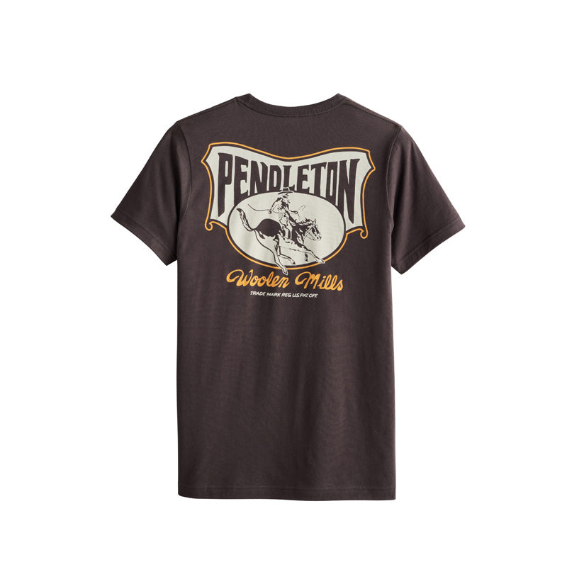 FINAL SALE PENDLETON | RODEO RIDER GRAPHIC TEE | BROWN