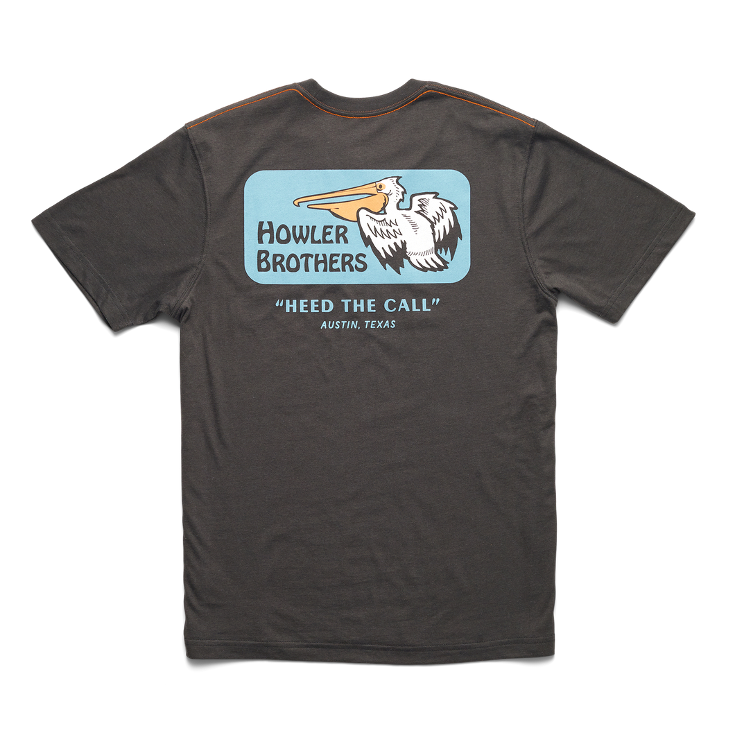HOWLER BROS | PELICAN BADGE | ANTIQUE BLACK