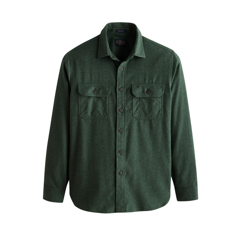 PENDLETON | BURNSIDE SHIRT | GREEN HEATHER