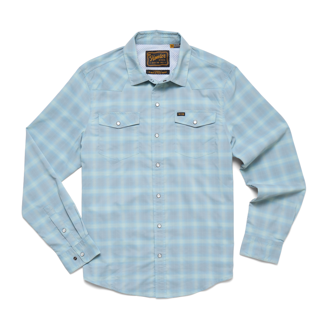HOWLER BROS | H BAR B LONG SLEEVE | IRON BLUE