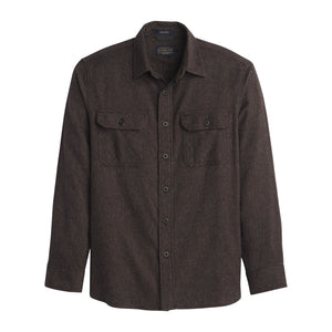 PENDLETON | BURNSIDE FLANNEL | BROWN HEATHER