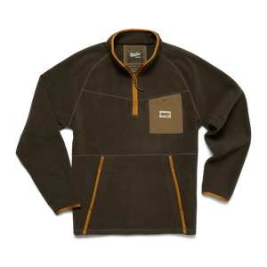 HOWLER BROS | FREE RANGE PULL OVER FLEECE | ARMY