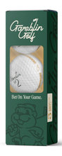 Load image into Gallery viewer, GAMBLIN' GOLF I 3 SINGLE SLEEVE BALLS

