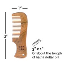 Load image into Gallery viewer, ZEUS I MUSTACHE COMBS 3&quot; OR 5&quot;
