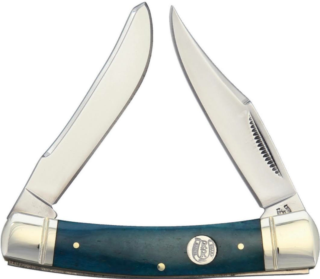 BLUE RIDGE- BLUE MOOSE BONE KNIFE