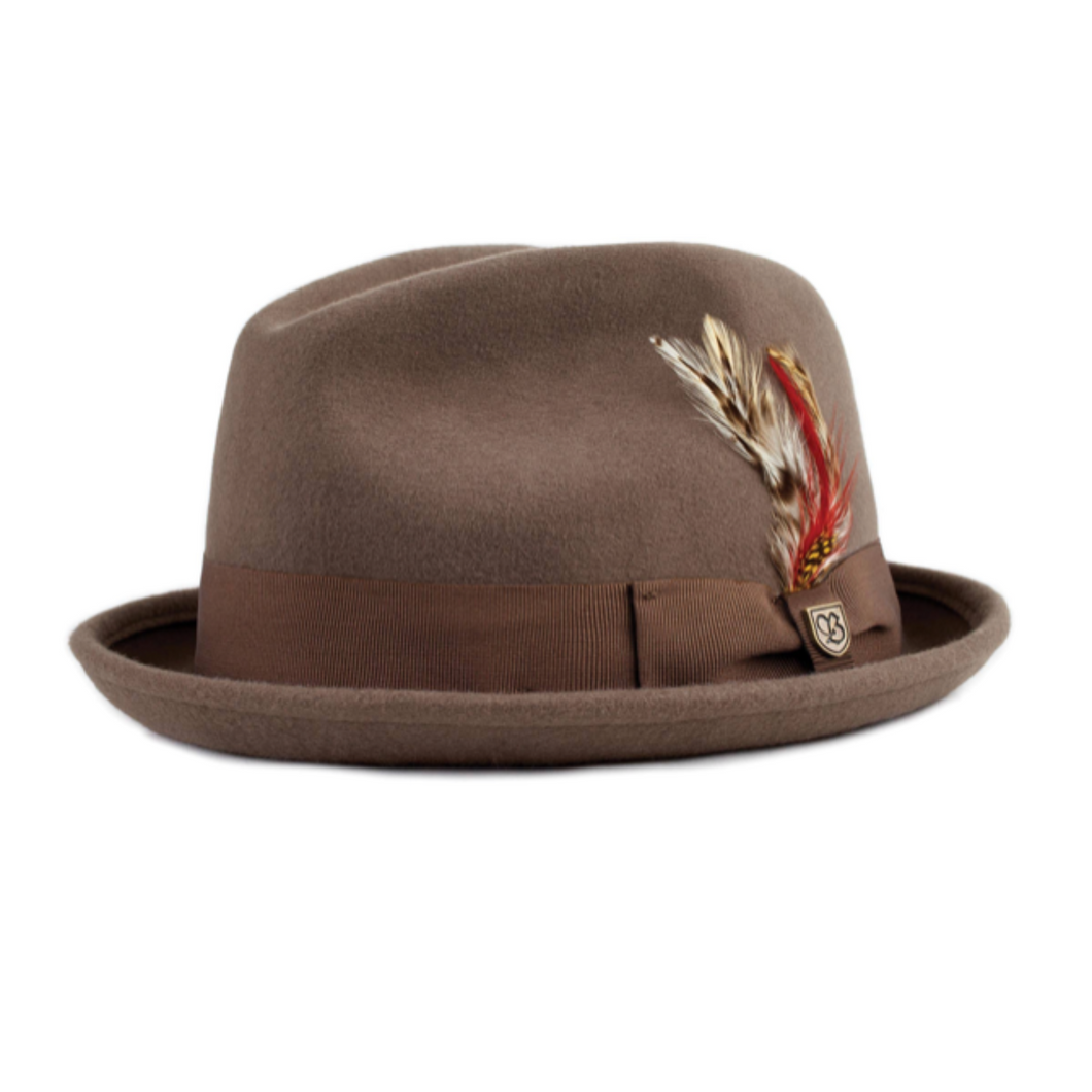 BRIXTON- BROWN GAIN FEDORA