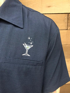 STEADY- MARTINI TIME BUTTON UP