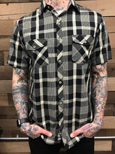 Load image into Gallery viewer, ROCK ROLL N SOUL- BLACK &amp; TAN PLAID
