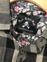 Load image into Gallery viewer, ROCK ROLL N SOUL- BLACK &amp; TAN PLAID
