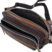 Load image into Gallery viewer, HARVEST LABEL- BROWN SLINGER CROSS BAG
