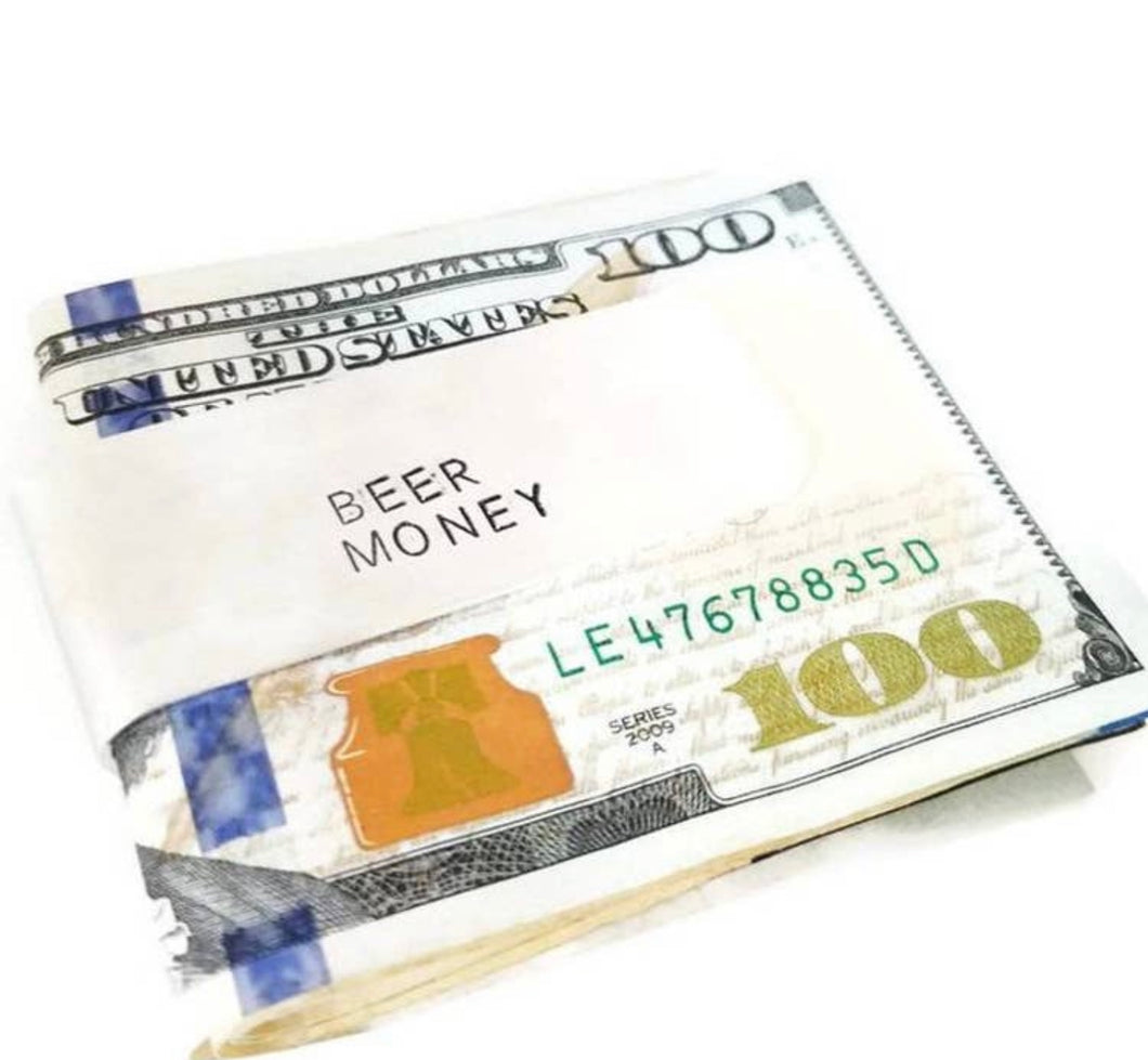 MONEY CLIP- BEER MONEY