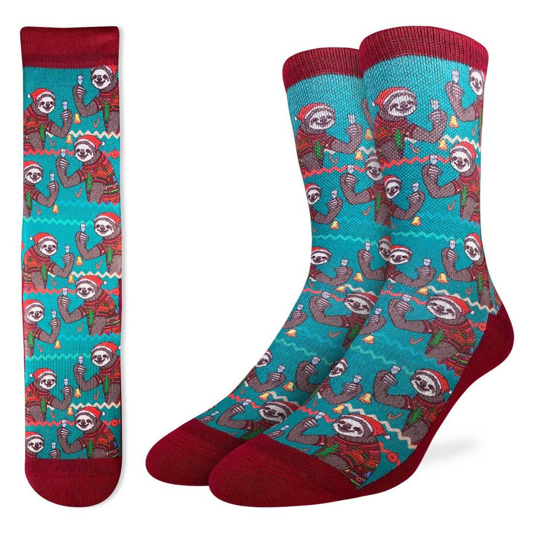 GOOD LUCK SOCK | CHRISTMAS SLOTHS