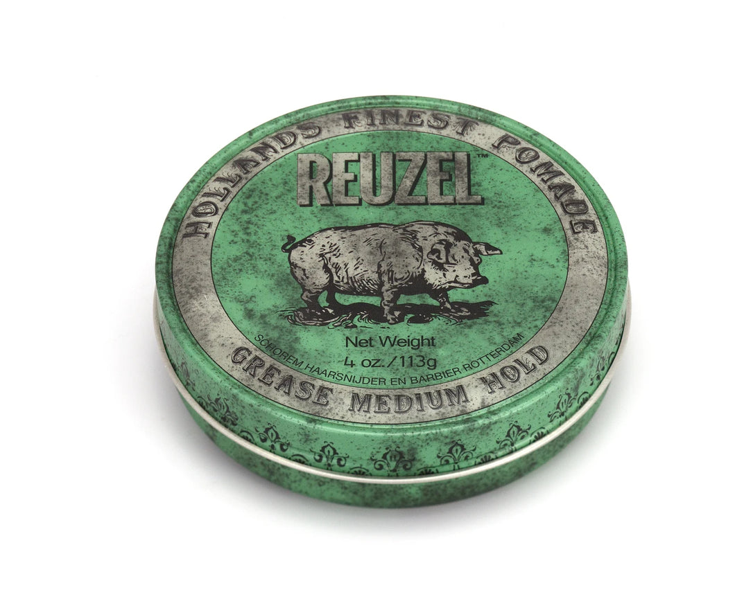 REUZEL | MEDIUM HOLD GREASE | GREEN TIN