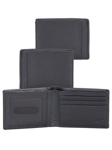 SCULLY- SLIM BILL FOLD- BLACK