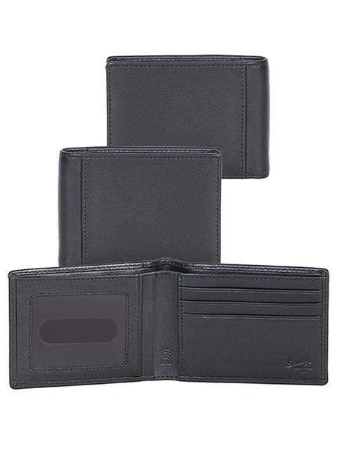 SCULLY- SLIM BILL FOLD- BLACK