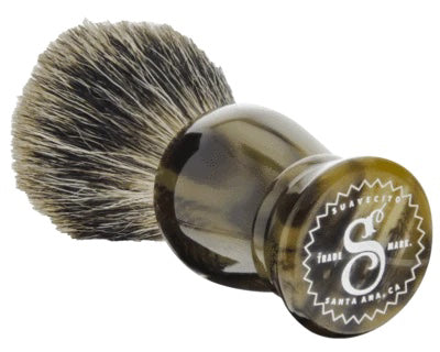 SUAVECITO | TIGERS EYE BADGER SHAVE BRUSH