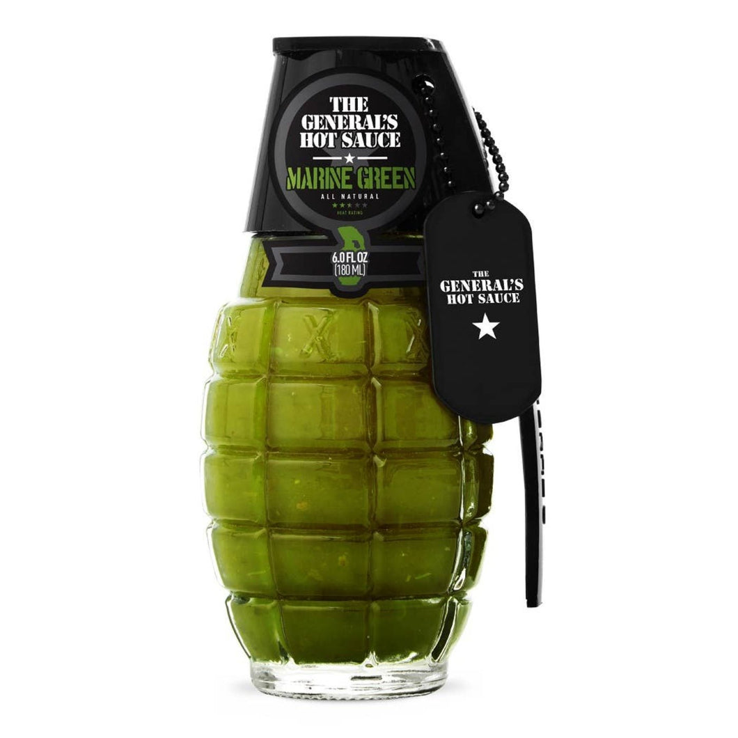 THE GENERALS HOT SAUCE- GRUNT GREEN
