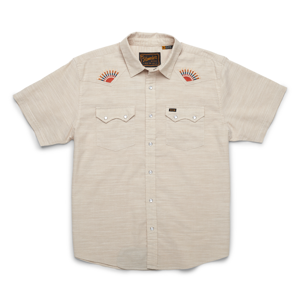 HOWLER BROS | CROSSCUT SHORTSLEEVE | RISING SUNS | CHARDONNAY SLUB