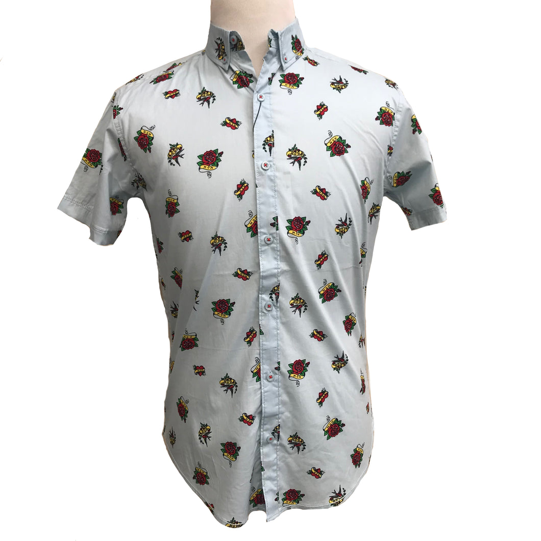 TATTOO MOM BUTTON UP