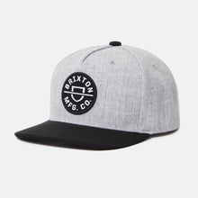 Load image into Gallery viewer, BRIXTON | CREST C MP SNAPBACK
