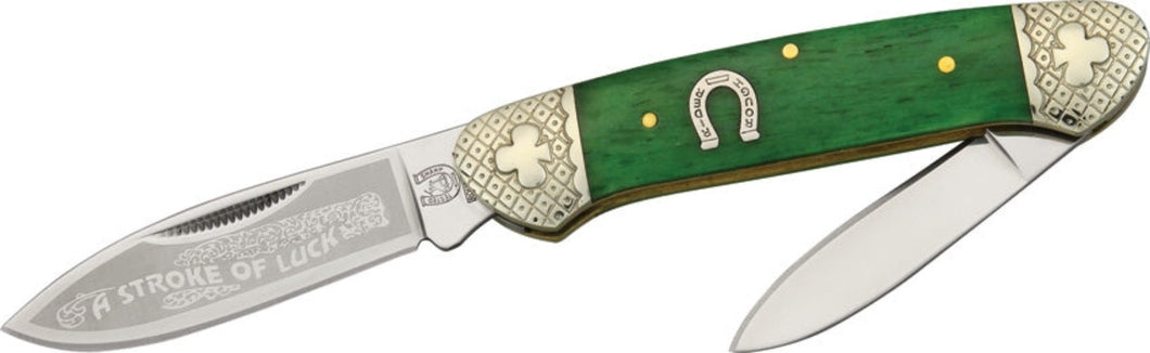 BLUE RIDGE- A STROKE OF LUCK POCKET KNIFE