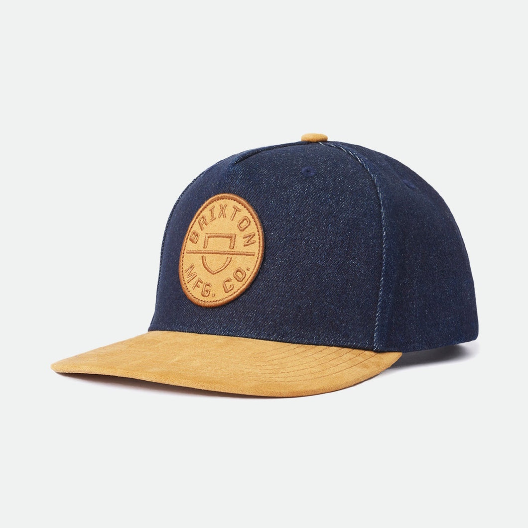 BRIXTON | CREST SNAPBACK | DENIM