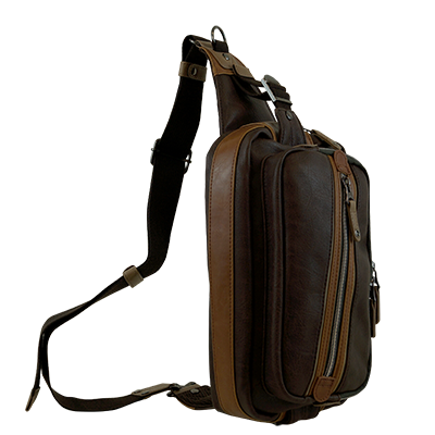 HARVEST LABEL- BROWN SLINGER CROSS BAG