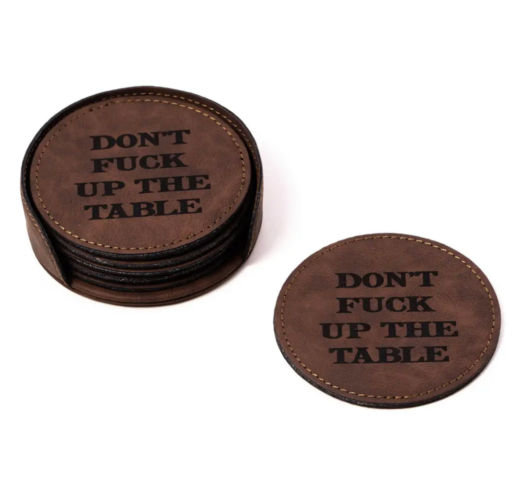 FAIRE | DON’T F*CK UP THE TABLE COASTERS