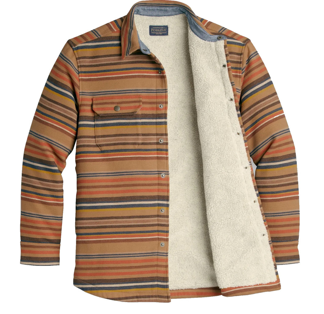 PENDLETON | STRIPED SHERPA LINED JACKET | 81878