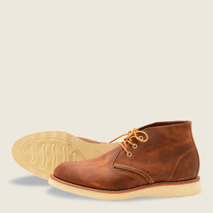REDWING- WORK CHUKKA- COPPER ROUGH AND TOUGH- 3137