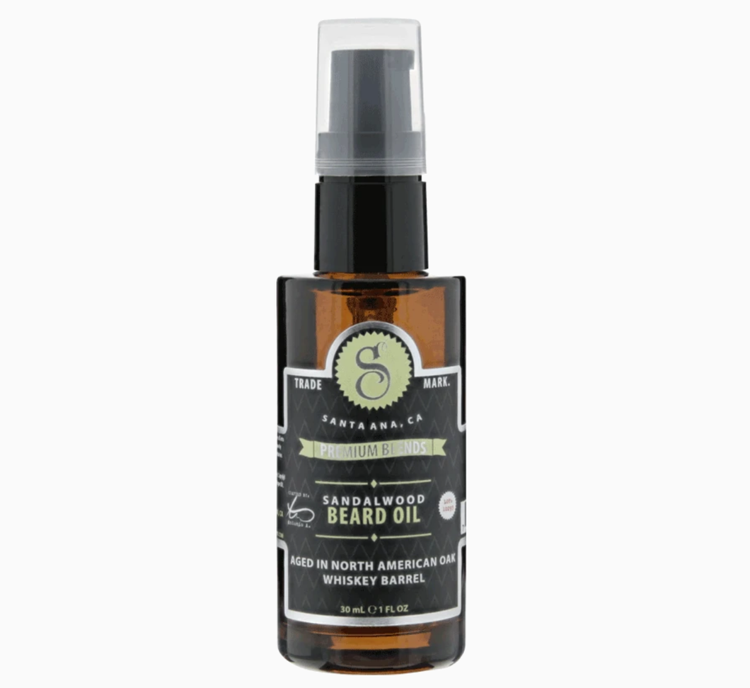 SUAVECITO- PREMIUM BLENDS BEARD OIL- SANDALWOOD