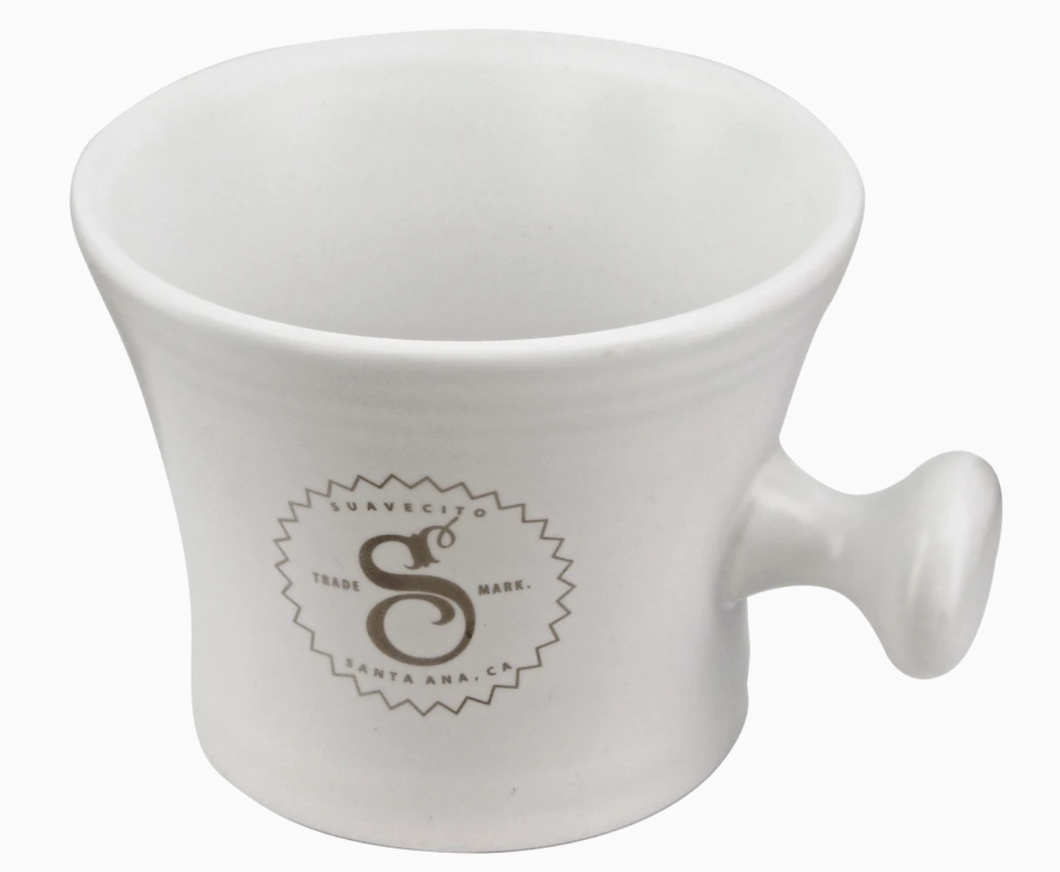 SUAVECITO- WHITE SHAVE MUG