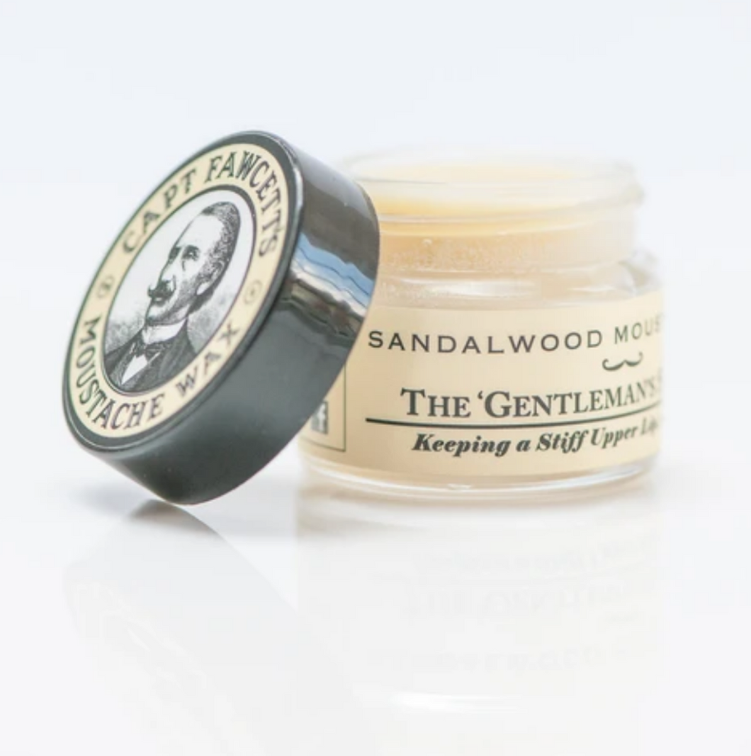 CAPT FAWCETT'S MUSTACHE WAX- SANDALWOOD