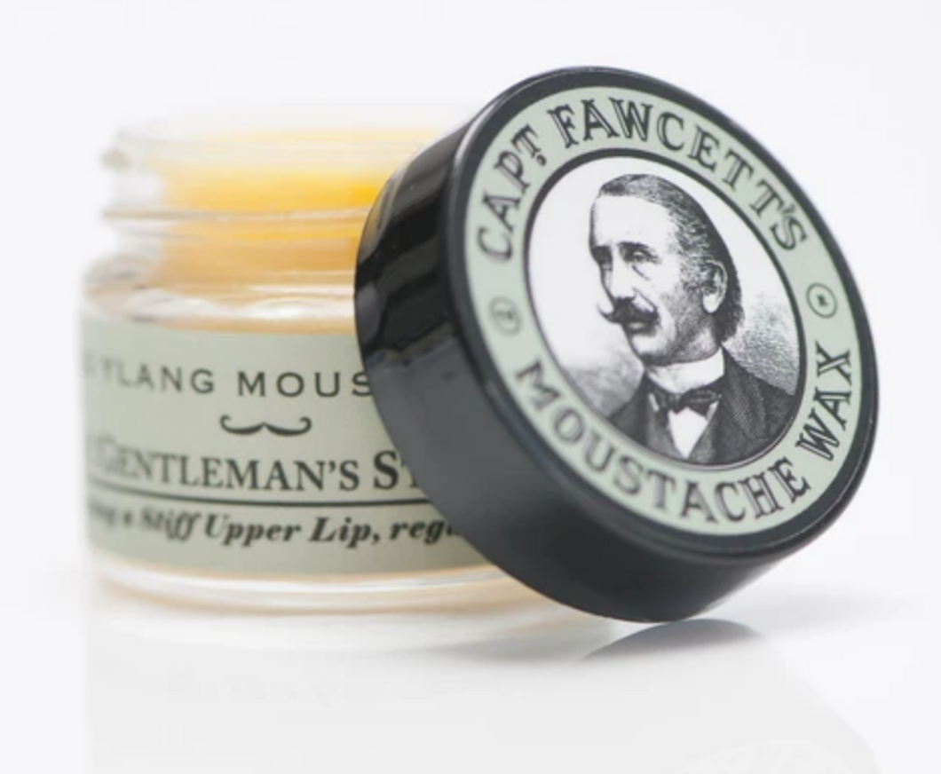 CAPT FAWCETT'S MUSTACHE WAX- YLANG YLANG
