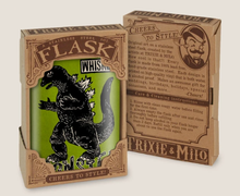 Load image into Gallery viewer, TRIXIE &amp; MILO- WHISKEY MONSTER FLASK
