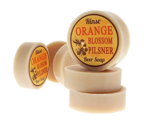 RINSE- ORANGE BLOSSOM PILSNER BEER SOAP