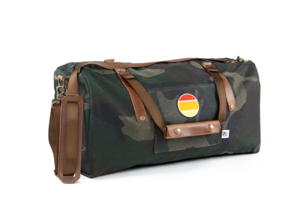 ZB SAVOY- WAXED CANVAS DUFFLE BAG- CAMO