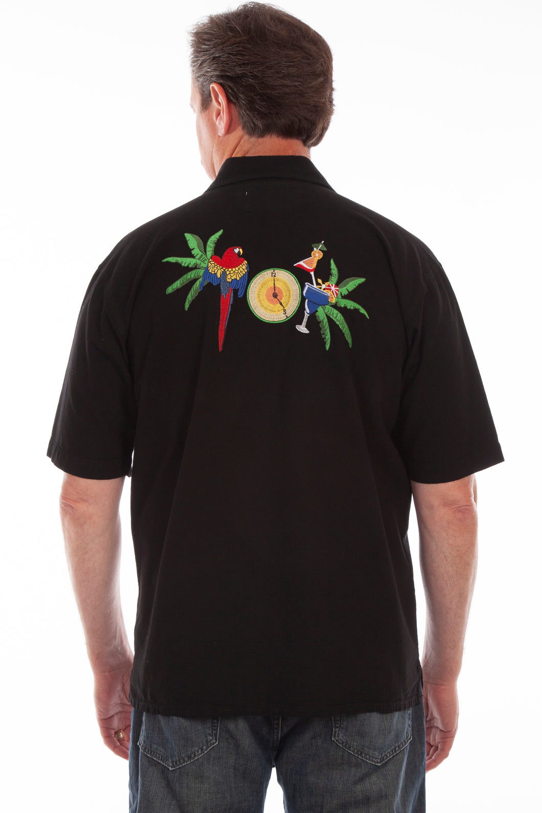 SCULLY- FIVE O'CLOCK EMBROIDERED SHIRT