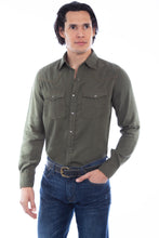 Load image into Gallery viewer, SCULLY- ARMY GREEN LONG SLEEVE
