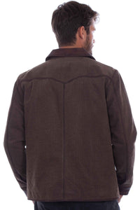 SCULLY- CANVAS LEATHER TRIM JACKET