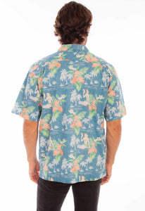 SCULLY- HAWAIIAN GIRL SHIRT