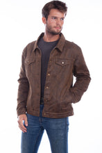 Load image into Gallery viewer, SCULLY- FAUX LEATHER JACKET

