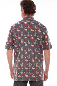 SCULLY- FLAMINGO SHIRT