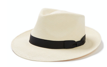 Load image into Gallery viewer, STETSON- RETRO PANAMA FEDORA- OFF WHITE
