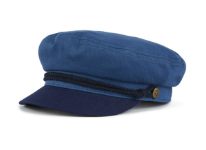 BRIXTON- FIDDLER CAP- BLUE/DARK NAVY